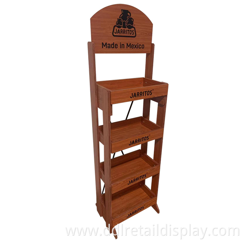 Wood Wine Display Stand